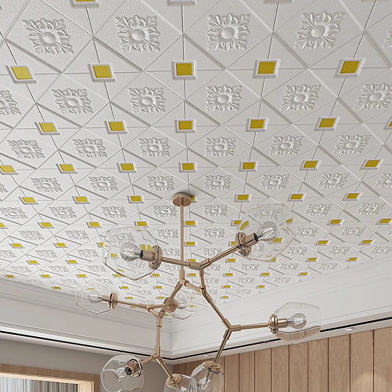 

10 Pack 3D Kids Room Bedroom TV Background Decorative Brick Pattern Self Adhesive Room Decor Home Wall Stickers