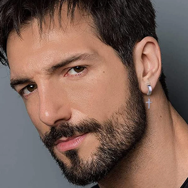 14 шт. мужские серьги-Клипсы из нержавеющей стали | Украшения и аксессуары