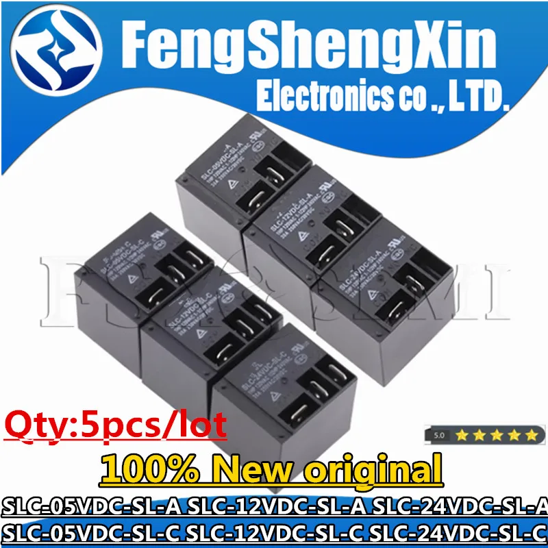 

5pcs SLC-05VDC-SL-A SLC-12VDC-SL-A SLC-24VDC-SL-A SLC-05VDC-SL-C SLC-12VDC-SL-C SLC-24VDC-SL-C Relay 4pin 5pin SLC-05VDC