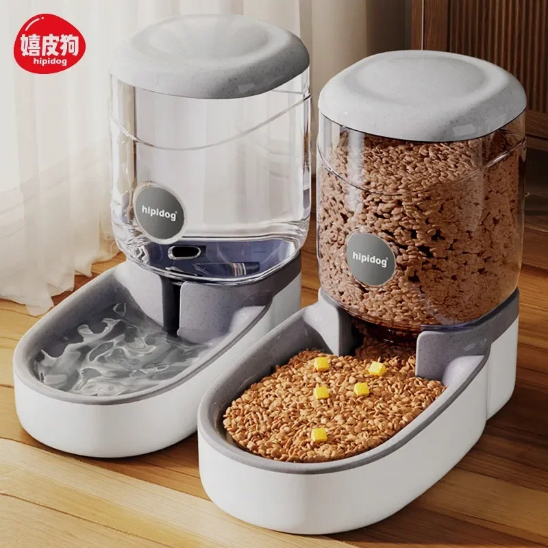 

Automatic Dog Feeder High Capacity Pet Food Bowl Gravity Water Dispenser mascotas Pet Bowl for Dogs Cats 4L Dog Accessories
