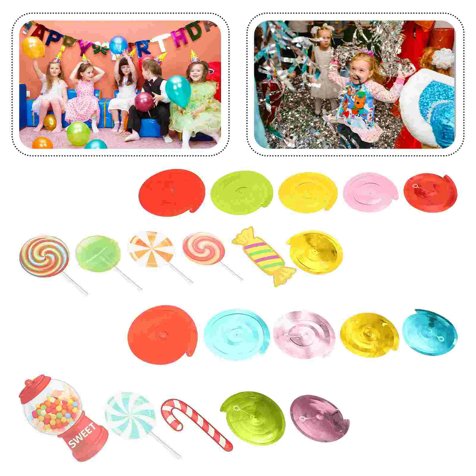 

Hanging Swirls Decorations Sweet Parties Pendant Dessert Spiral Pendants Birthday