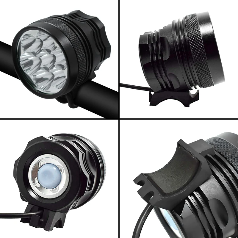10000 Lumen 7*XML T6 LED Bicycle Light Cycling Front Lamp Rechargeable 18650 Battery Bike Headlight Handlebar Flashlight 3 Mode |