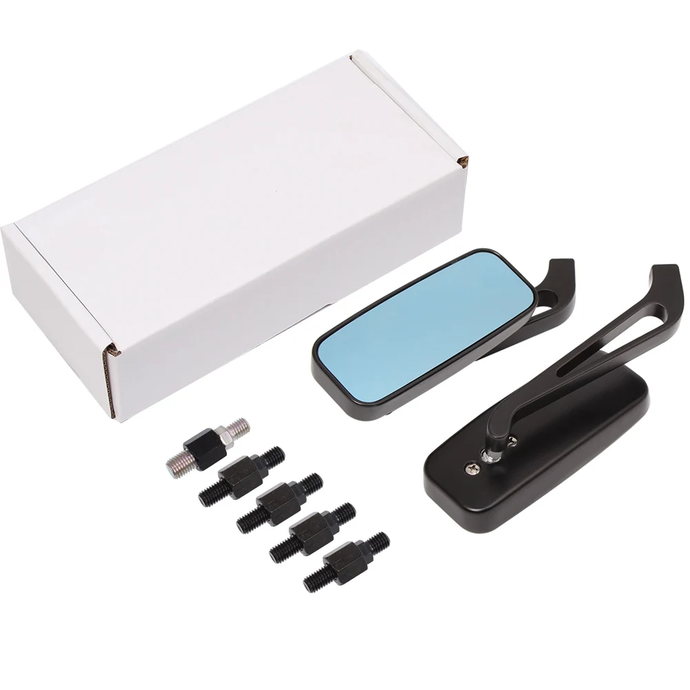 Универсальные мотоциклетные боковые зеркала заднего вида 8 мм 10 для Harley Honda Yamaha