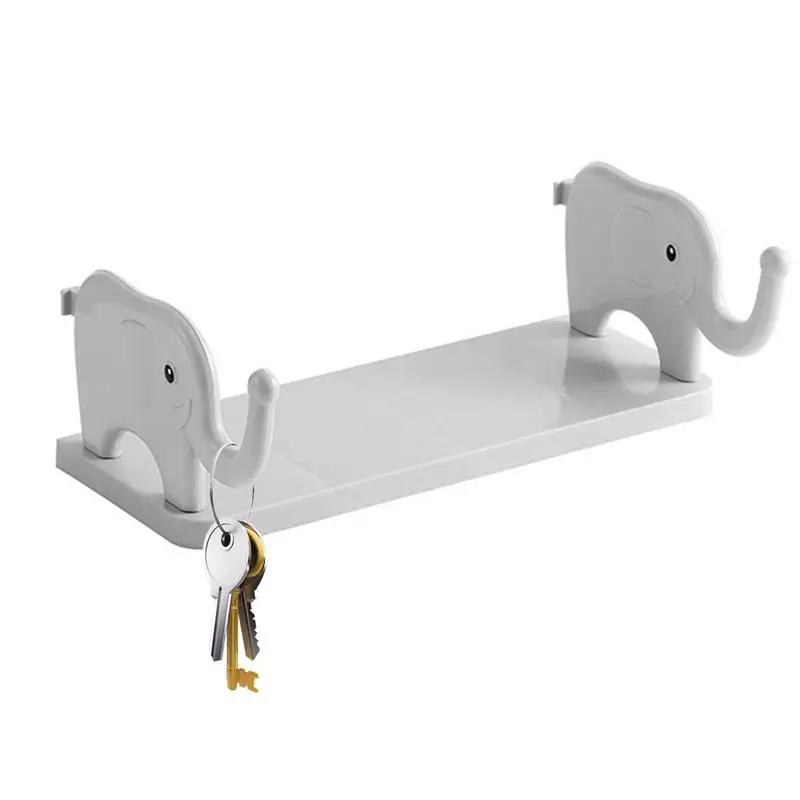 

Floating Shelves Decorative Elephant Floating Shelves Wall Mounted Wall Key Rack Shelf For Mail Storage Key Holder For Hallway