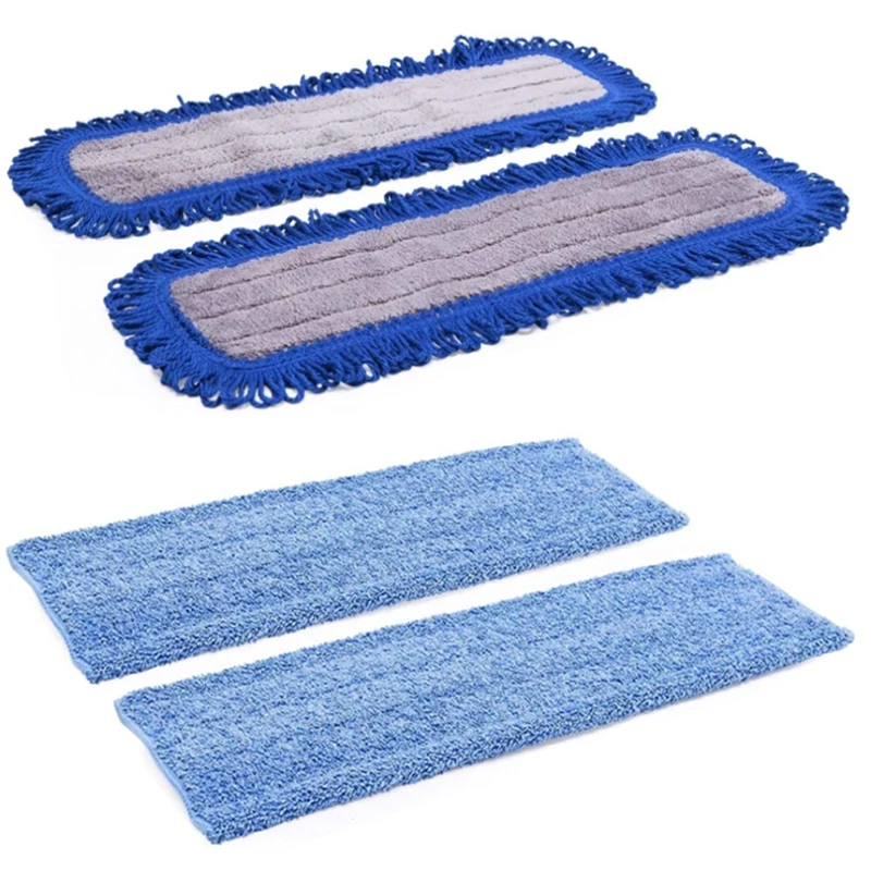 

2 шт., моющаяся плоская тряпка для швабры