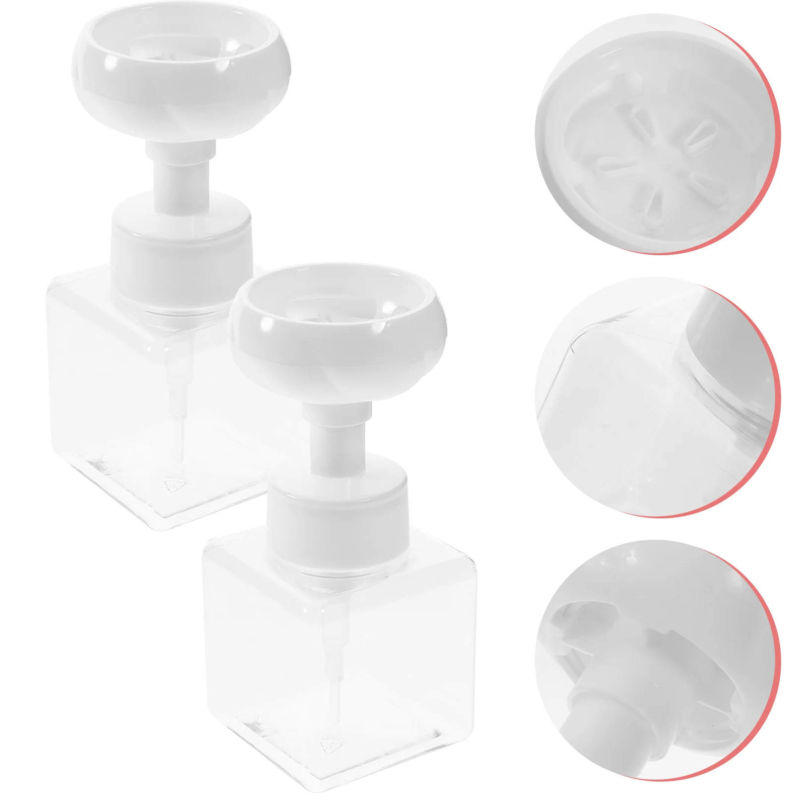 

2pcs Flower Dispenser Dispenser With Pump Hand Dispenser Bottle Dispenser With Pump Pump Empty Bottle