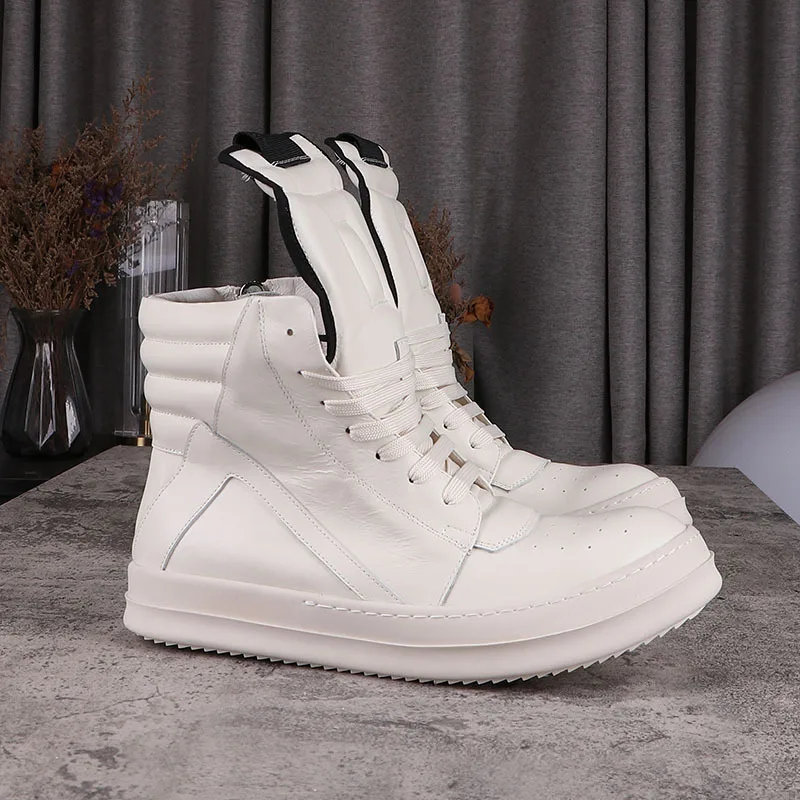 Кроссовки Ro мужские/женские высокие берцы перевернутые треугольные на толстой