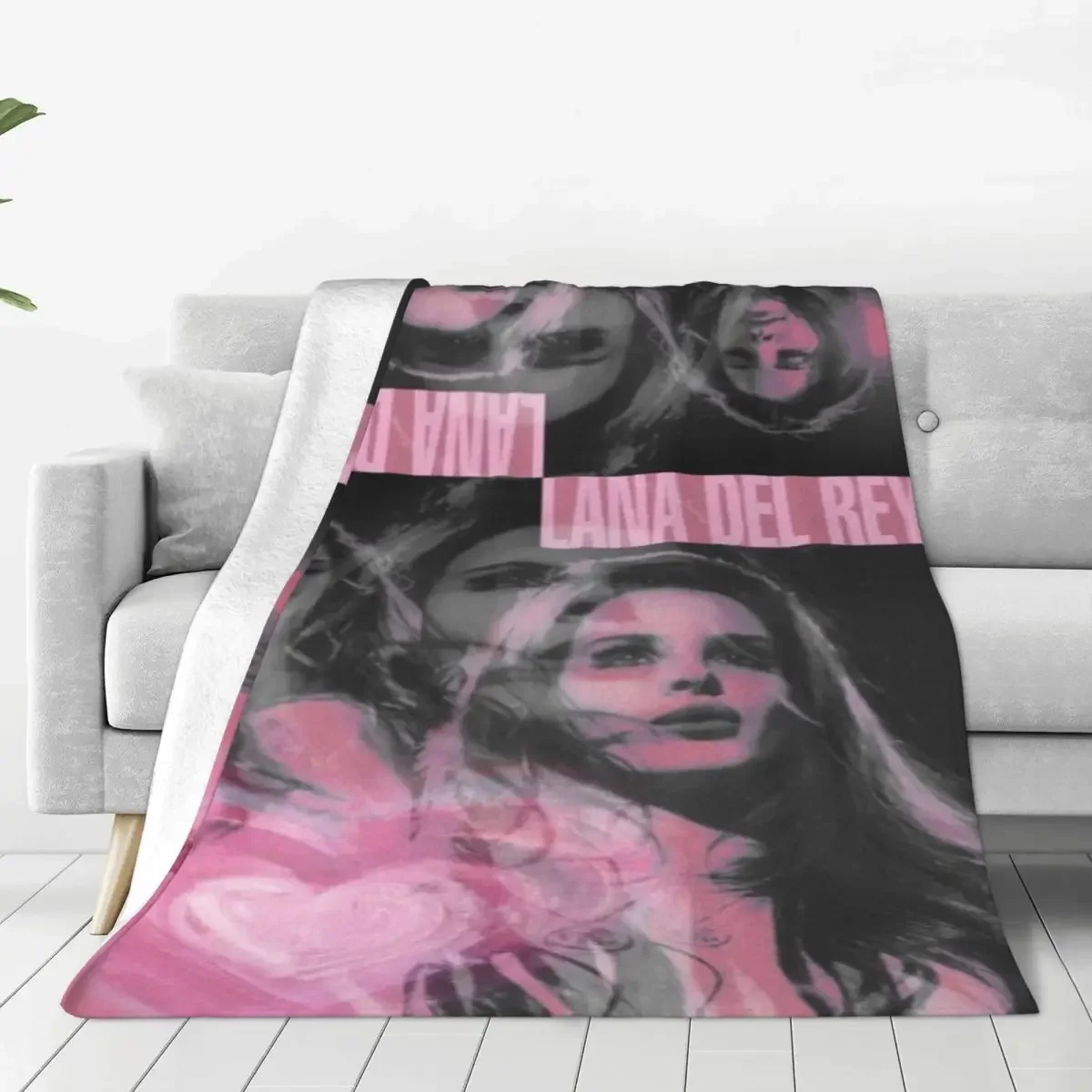 

Lana Del Rey Singer Musician Ldr Blanket Coral Fleece Plush Spring/Autumn Thin Throw Blankets for Bedding Couch Bedding Throws