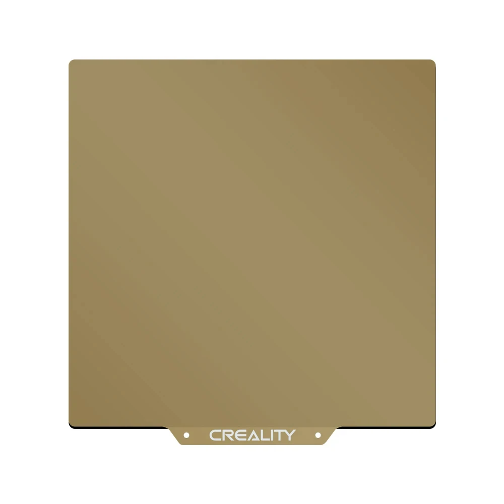 CREALITY 3D двухсторонний комплект золотых пластин для печати PEI + резиновый магнит