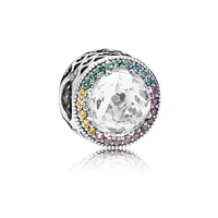 advanced texture 925 solid silver beads radiant hearts charm multi coloure fit pandora original bracelet women diy jewelry gift