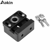 aokin z axis t8 lead screw fixing block plastic 3d printer lead screw fix mount for cr 10 ender 3 t8 z rod bearing holder frame