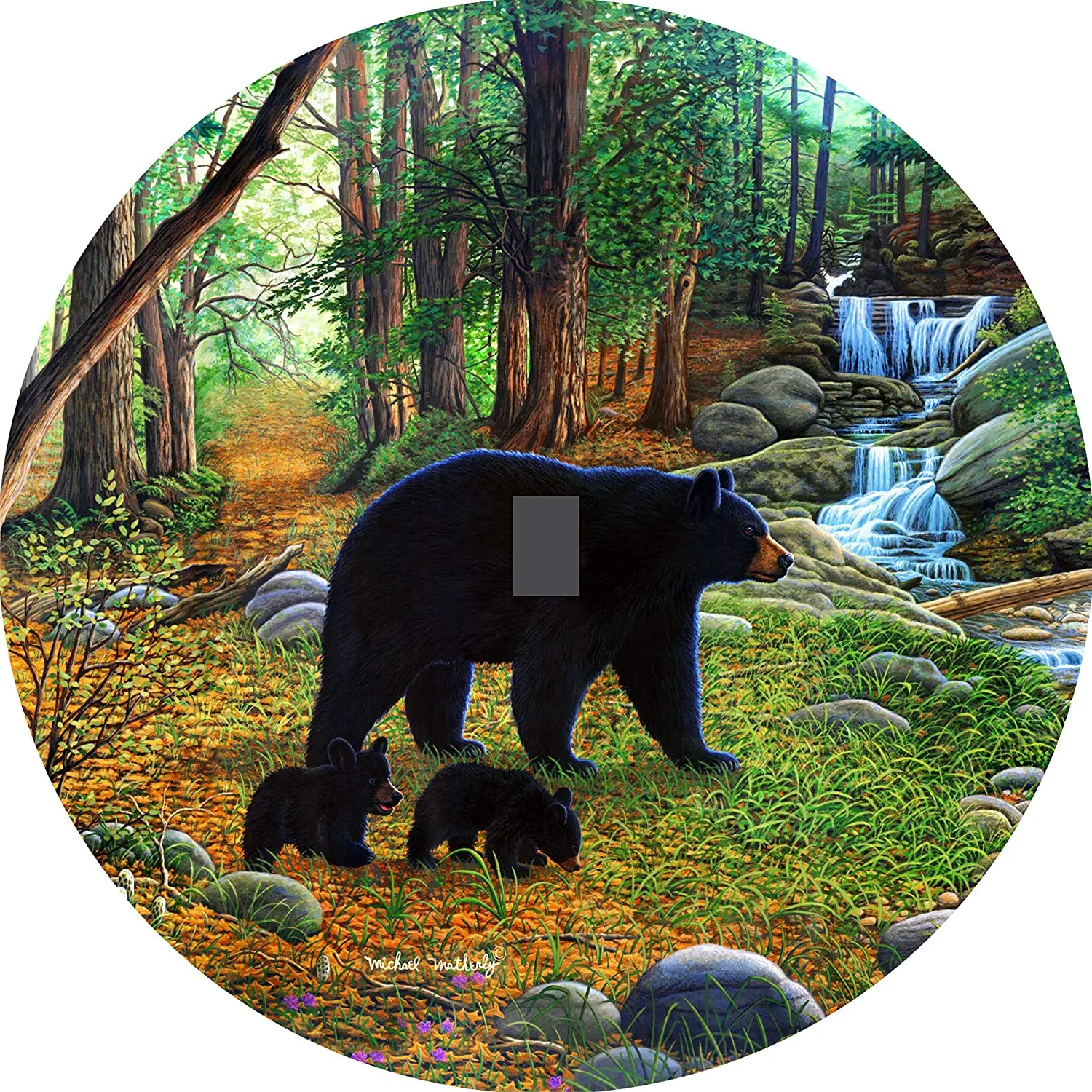 

Чехол для запасных шин Black Bear Cubs, чехол для запасных шин автомобиля, чехол для запасных шин с индивидуальным рисунком, чехол для защиты шин
