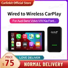 Carlinkit 3.0 Bluetooth Авто подключение беспроводной адаптер Carplay для оригинального автомобильного мультимедийного плеера iPhone дистанционное управление IOS14 MP3