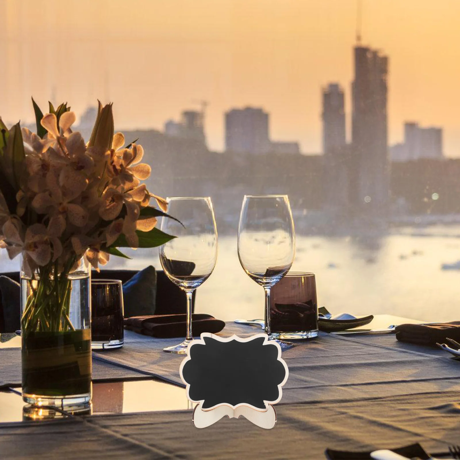 10 шт. маленькие деревянные украшения для дома этикетки еды таблички вечеринок