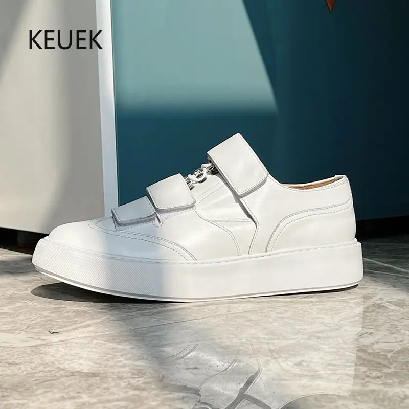 

Кроссовки мужские из натуральной кожи, дышащие, оксфорды для работы на открытом воздухе, спортивная обувь на плоской подошве, модные повседневные, 5 А