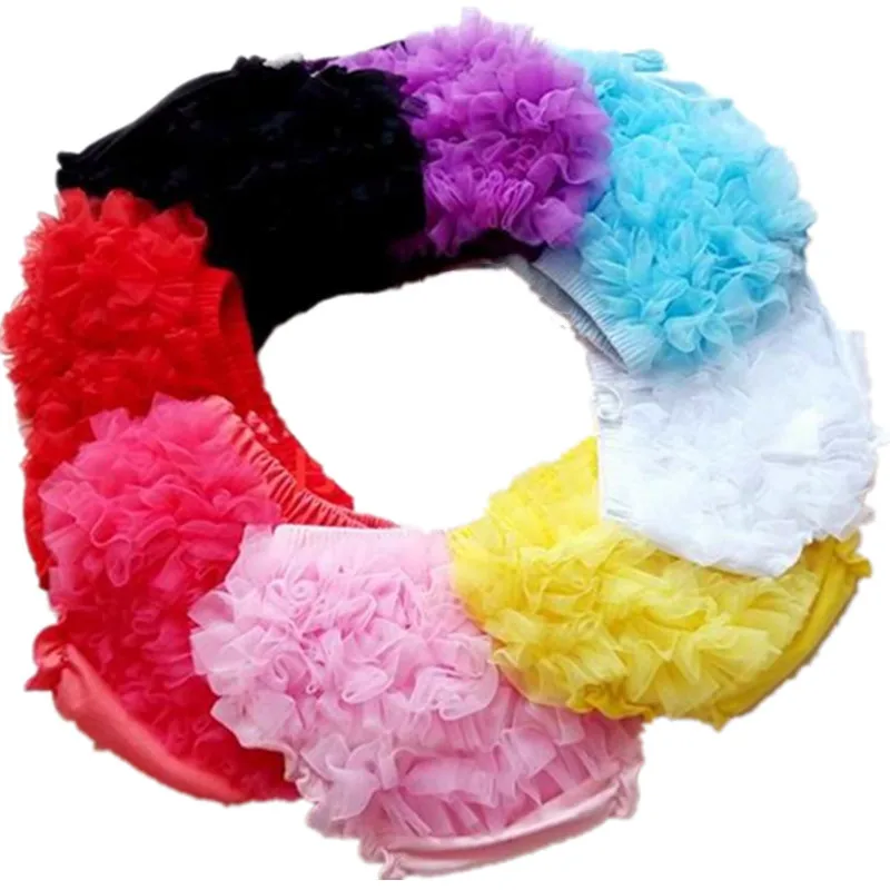 Baby Shorts Cotton Lace Bloomers Shorts Infant  Lovely Toddler Ruffle Pants Baby Girl Clothes Diaper Cover Summer