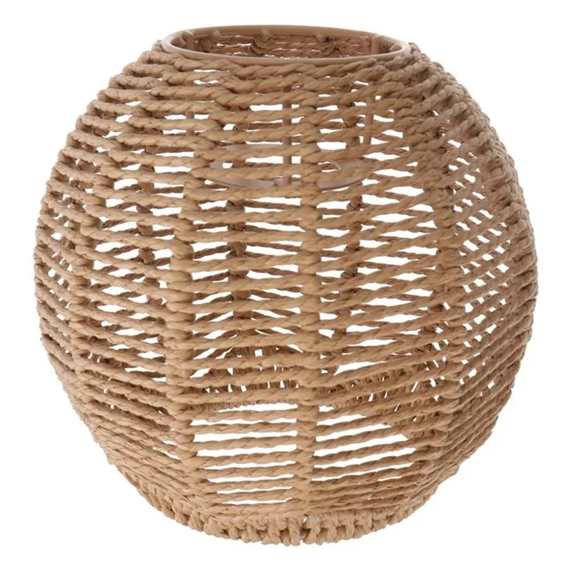 

Home Lighting Rattan Lamp Cover Handmade Woven Chandelier Retro Lampshade Homestay Lampshade Decorative Chandelier