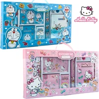 kawaii sanrio hello kitty stationery frozen elsa school supplies set doraemon spiderman kids unicorn princess kindergarten prize