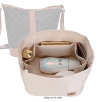 nylon bag liner for celin triomphe canvas bucket travel insert organizer handbag purse portable inner pouch cosmetic bags shaper