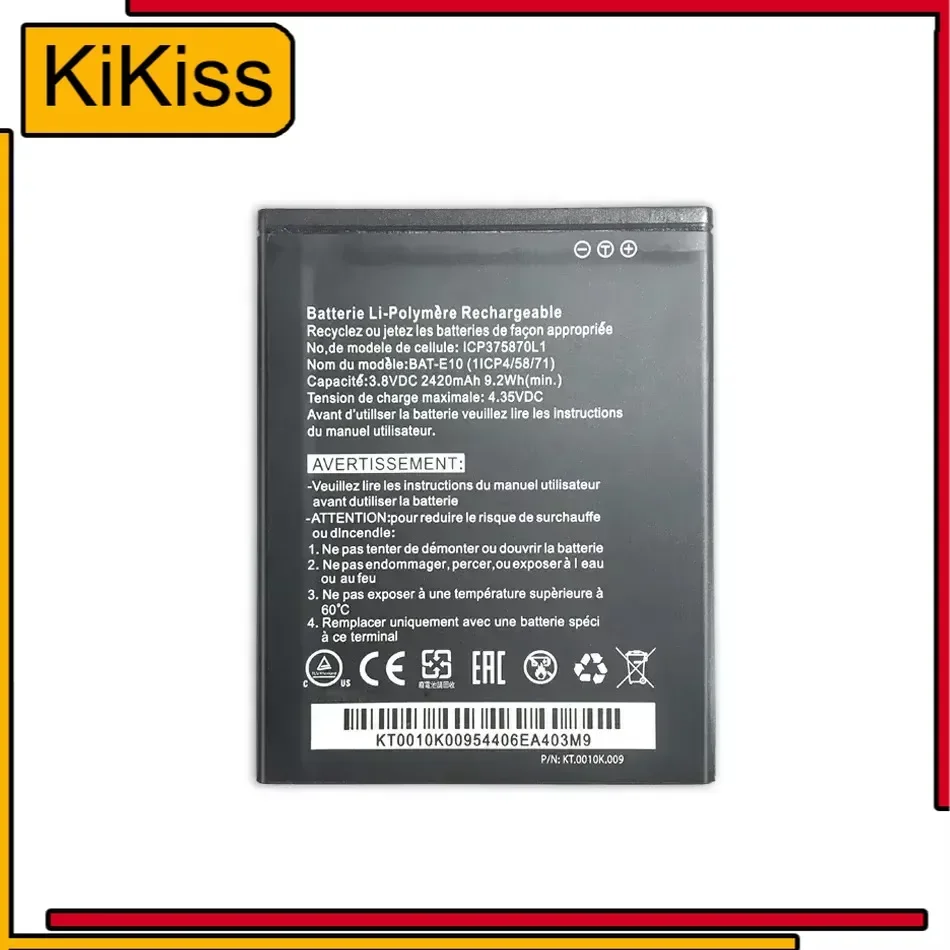 BAT-E10 Аккумулятор мобильного телефона для Acer Liquid Z530 LTE T02 Z530S BAT E10 (1ICP4/58/71) ICP 9375870 L1 2420