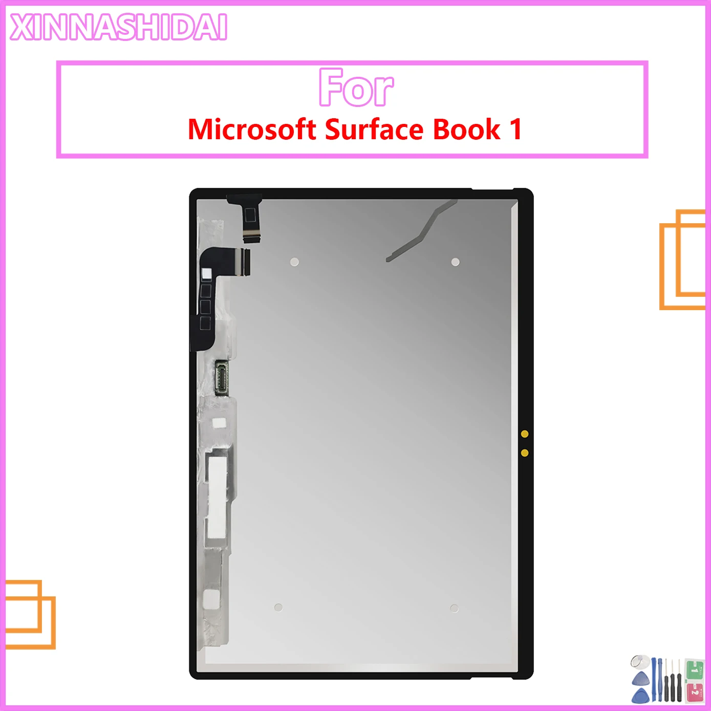 

13,5 ''для Microsoft Surface book 1 1703 1704 1705 1706, Замена ЖК-дисплея кодирующий преобразователь сенсорного экрана в сборе