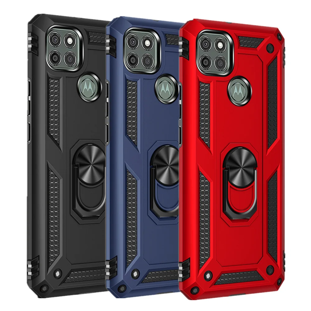 

Moto G9 Power Shockproof Case for Motorola Moto G9 Power G9power G 9 Power Military Drop Protective Magnet Car Holder Ring Cover