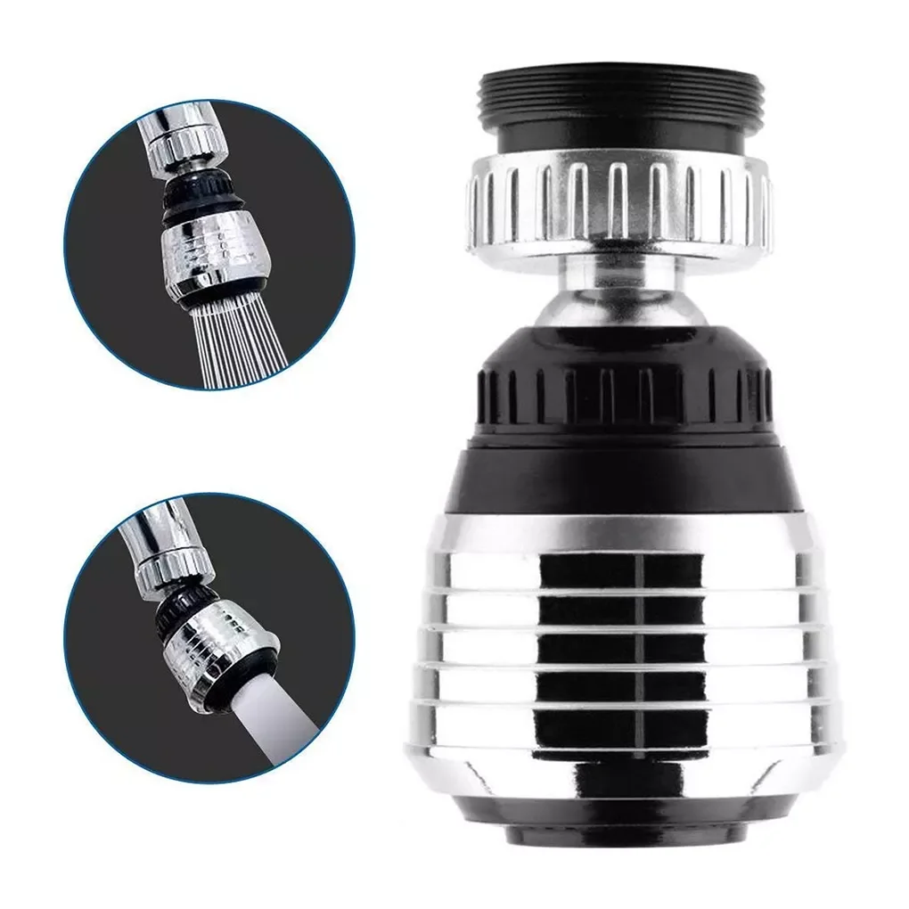 

Kitchen Faucet Connector Shower Aerator 2 Modes 360 Degree adjustable Water Filter Diffuser Water Saving Nozzle Faucet