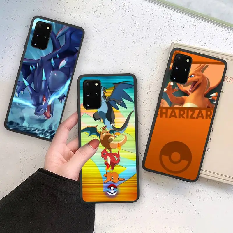 

Cute Pokemon Charizard Cartoon Phone Case Soft For Samsung Galaxy Note20 ultra 7 8 9 10 Plus lite M21 M31S M30S M51 Cover
