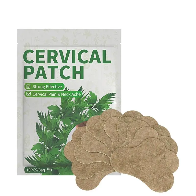 

Natural Wormwood Shoulder Neck Patch Cervical Soreness Joints Relieving Moxibustion Sticker Chinese Medical Plaster 10pcs