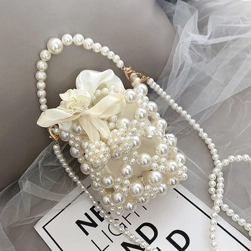 

Womens Purses and Handbags Cute Pearl Crossbody Bags for Women Mini Coin Pouch Tote Girl Party Clutch Purse