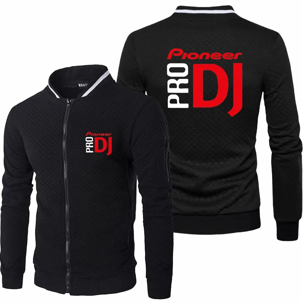 

Куртка Pioneer Pro мужская с логотипом DJ, спортивная одежда с длинным рукавом, повседневная толстовка на молнии, кофта, весна-осень