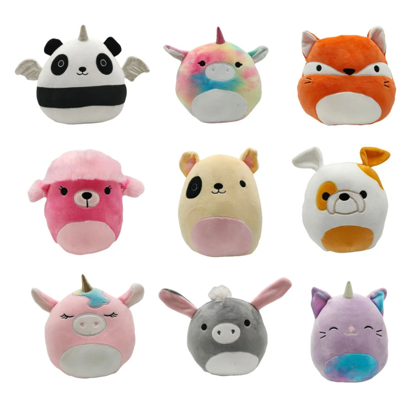 

1 Pcs Kawaii Cute Animal Plush Toy Game Dolls Soft Pillow Cartoon Animals Stuffed Toys For Children Birthday Gift Home Decor