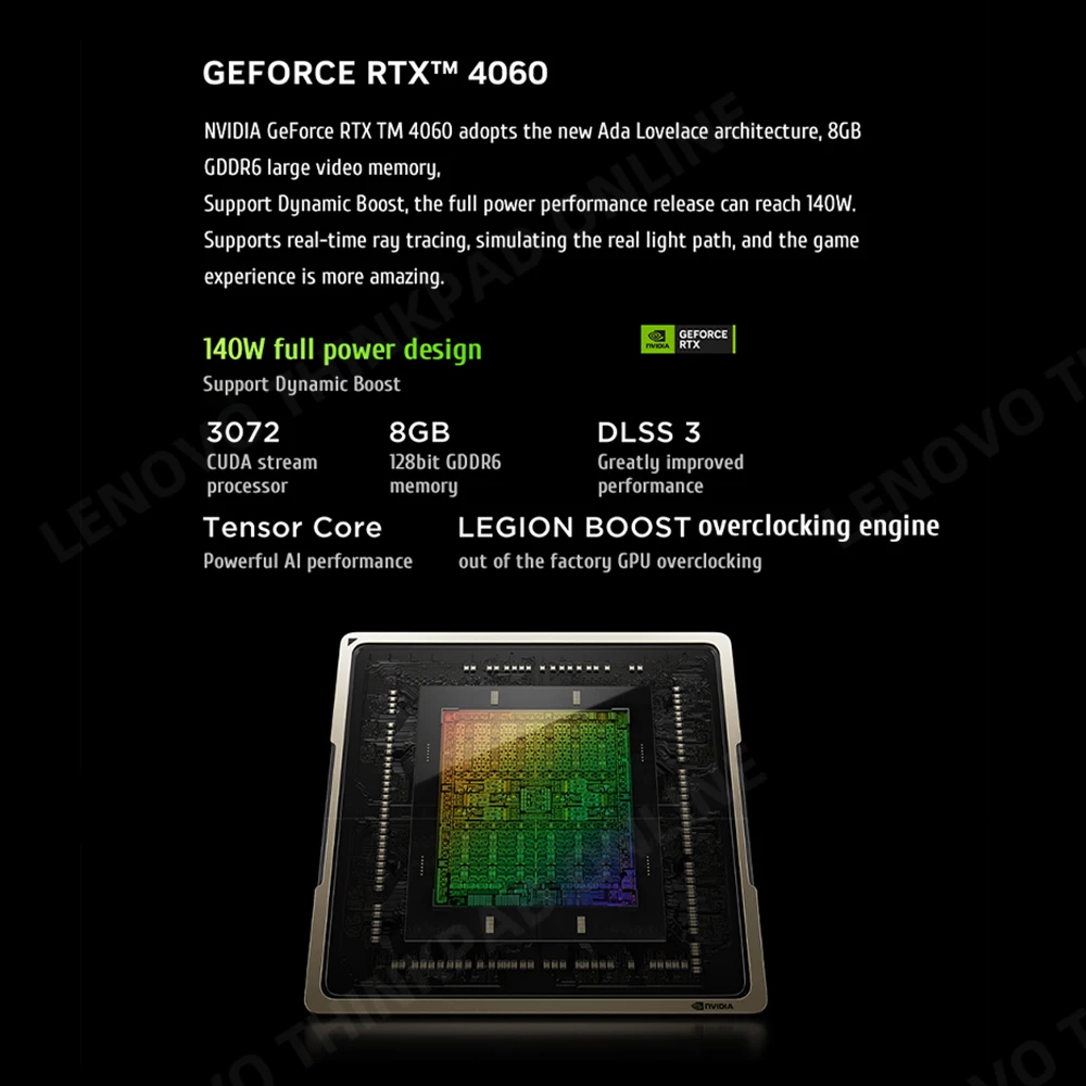 Игровой ноутбук Lenovo Legion R7000P Esports AMD Ryzen 7 7840H 16 дюймов ГБ/32 ГБ ОЗУ 1 ТБ SSD RTX 4060 2 5 K 165 Гц