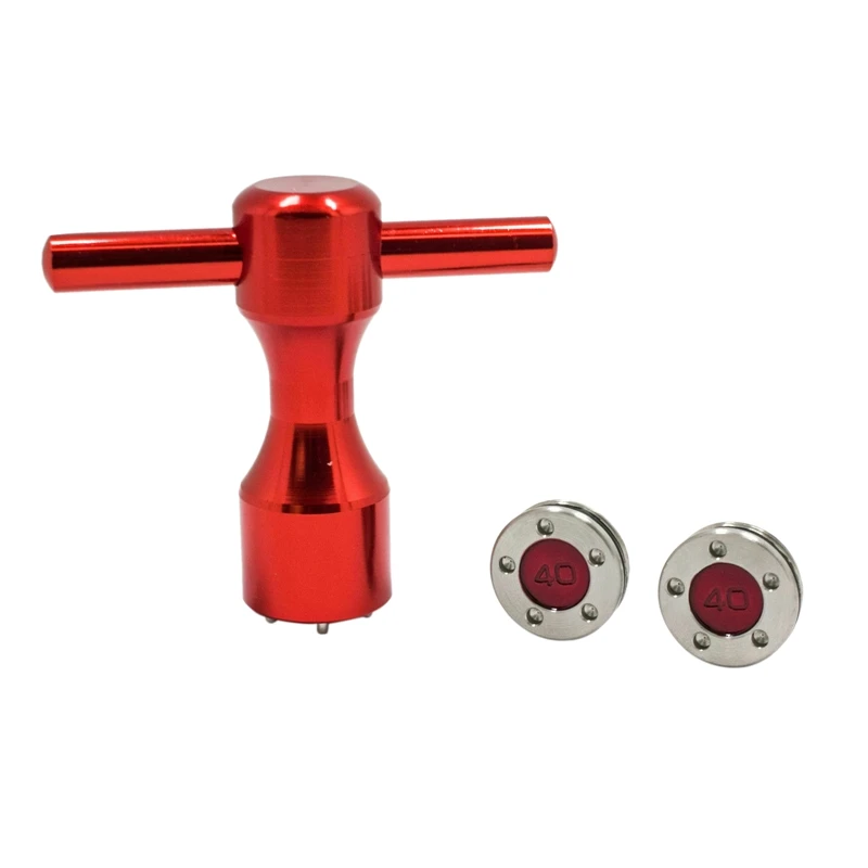 2 шт. красные гири для гольфа + красный гаечный ключ клюшек Titleist Scotty Cameron 40 0 грамм