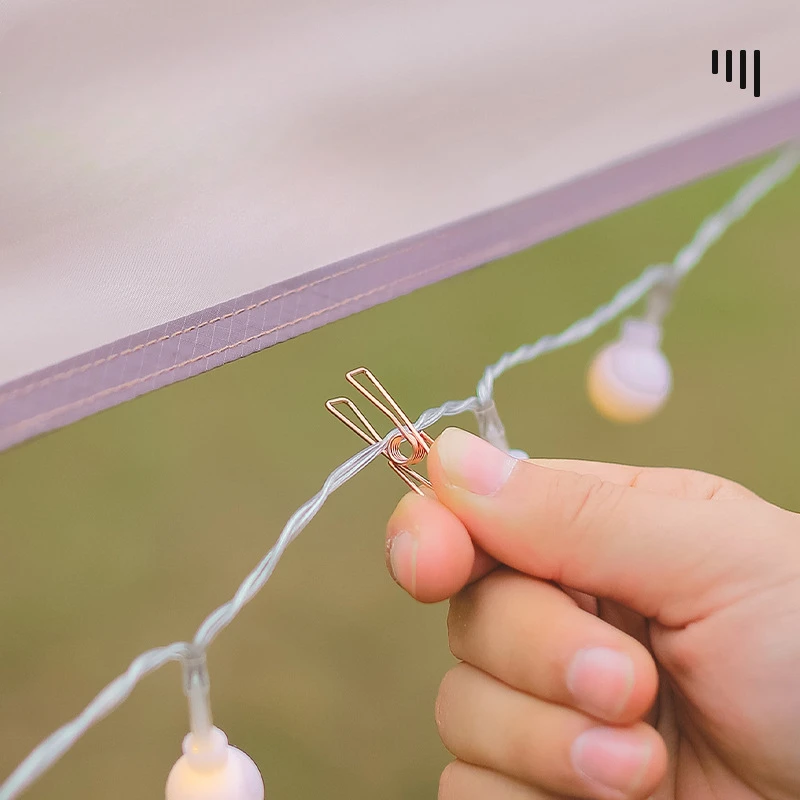 10 шт. уличные зажимы для палатки зажим фиксации лампы аксессуары кемпинга с полым