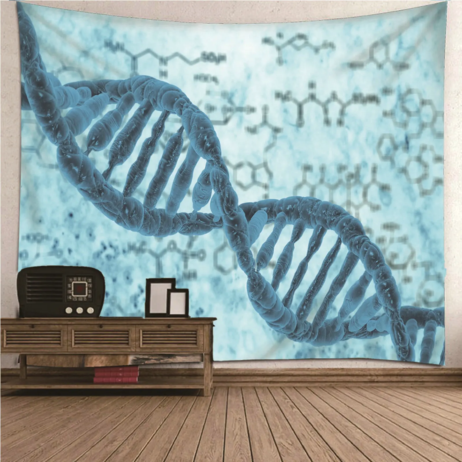 Hanging Tapestry Small Tapestry Rug Dna Pattern Wall Hanging Blanket Dorm Art Decor Covering