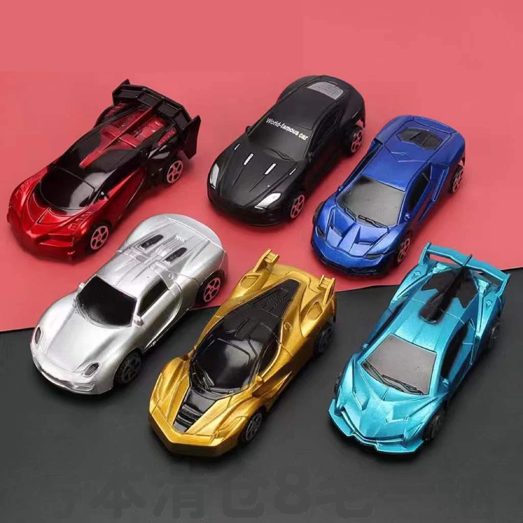 

6 шт./лот тянущийся мини-автомобиль, детские игрушки на день рождения, гоночная инерционная устойчивая к поломкам забавная модель автомобиля для мальчиков и девочек, новинка 2023