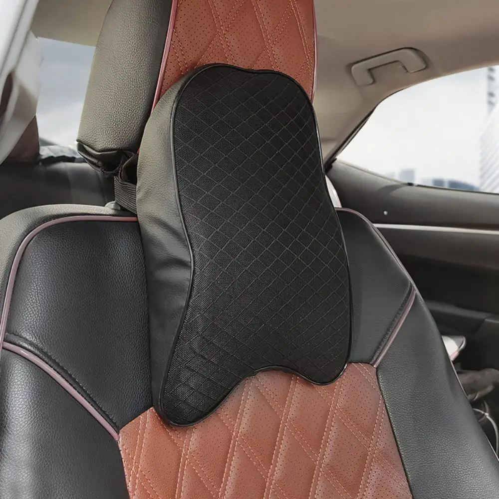 

Memory Foam Pillow Universal Portable Memory Pad Breathable Mesh Headrest Car Accessories Fravel Neck Cushion Car Headrest