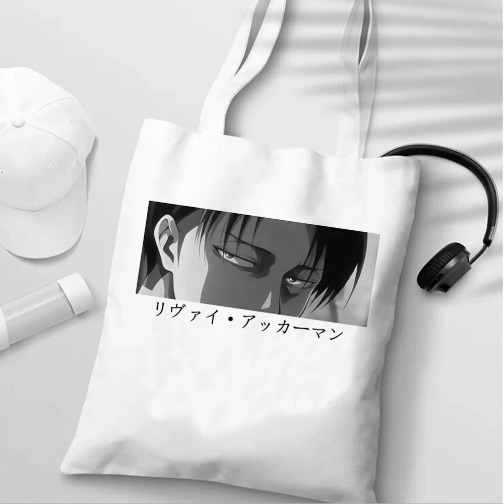 

attack on titan shopping bag bolso tote grocery reusable shopper bolsa bag shoping boodschappentas ecobag sac toile