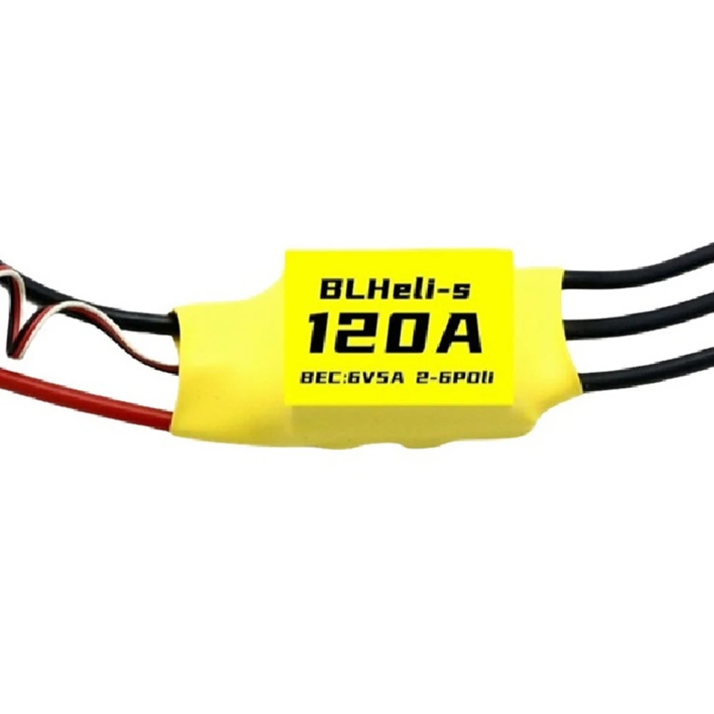 BLHeli 120A Бесщеточный ESC 6V 5A BEC 2-6S для RC FPV Многороторный дрон с фиксированным крылом
