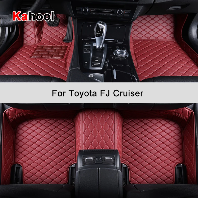 

KAHOOL Custom Car Floor Mats For Toyota FJ Cruiser Auto Accessories Foot Carpet