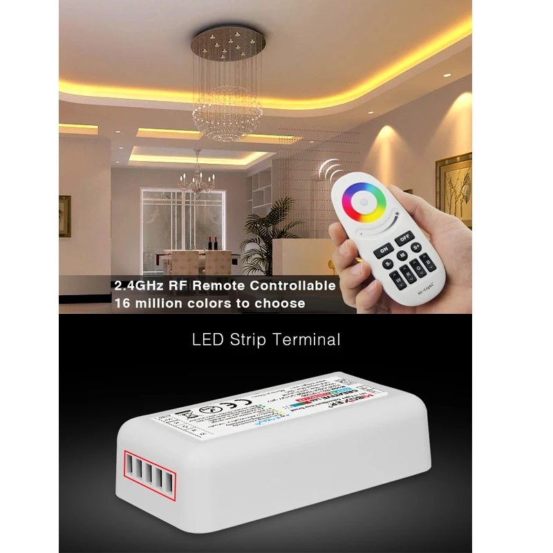 Miboxer 2 4G двойной белый CCT/Одноцветный/RGB /RGBW контроллер светодиодной ленты 12 В 24