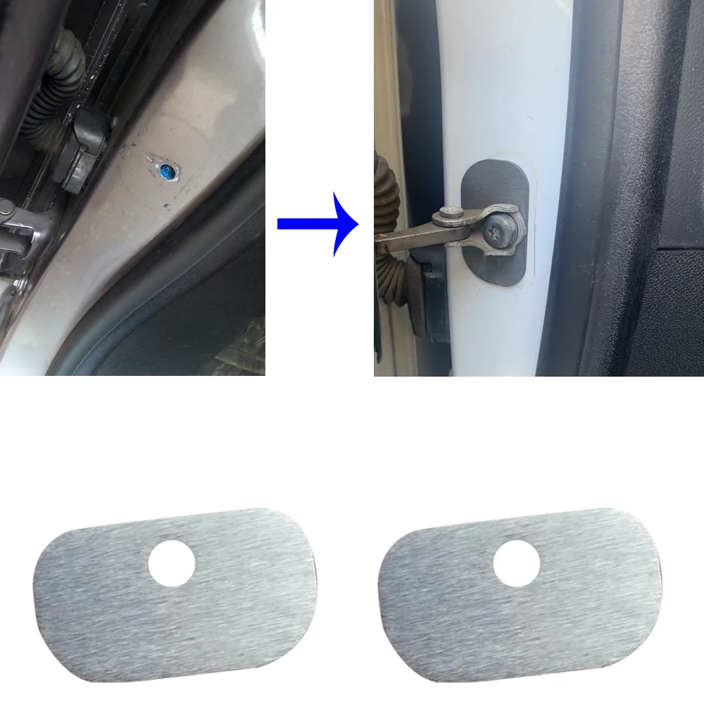 

2X ремень для проверки двери автомобиля, шайба, прокладка, фиксирующая ремонтная прокладка, предотвращает разрыв для Renault Fluence 2009 2010-2015, Samsung SM3