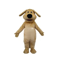 lovely brown dog mascot costume for party full body adult size plush suit carnival fancy dress for character entertaniment