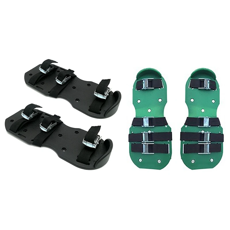 

Spiked Shoes For Epoxy Floor Coating Installation 3/4-Inch Replacement Spikes, Adjustable 8 Straps Universal Size