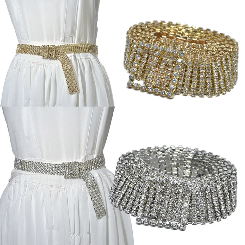 

Sparkling Sequins Waist Belt Belts Dress Waistband Decoration Dressing