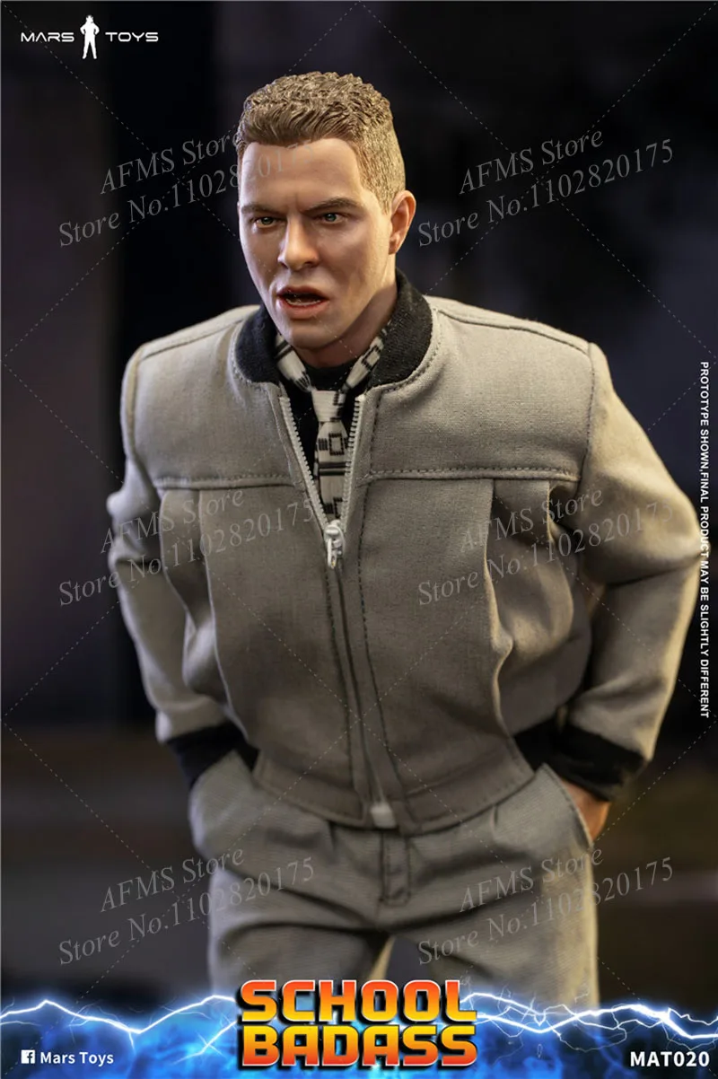 Mars Toys MAT020 Коллекционная фигурка в масштабе 1/6 Biff SCHOOL BADASS Назад будущее полный