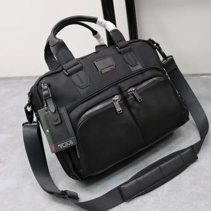 Tumi Men's Ballistic Nylon Mens Briefcase Messenger Bag Men Business Bag Laptop Bag Document Bag Office Bags for Men