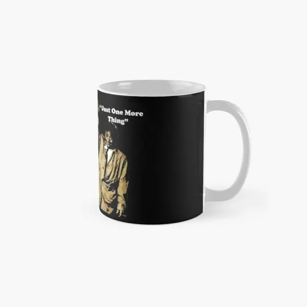 

Detective Columbo Just One More Thing Mug Tea Coffee Gifts Handle Round Simple Picture Design Printed Image Drinkware Cup