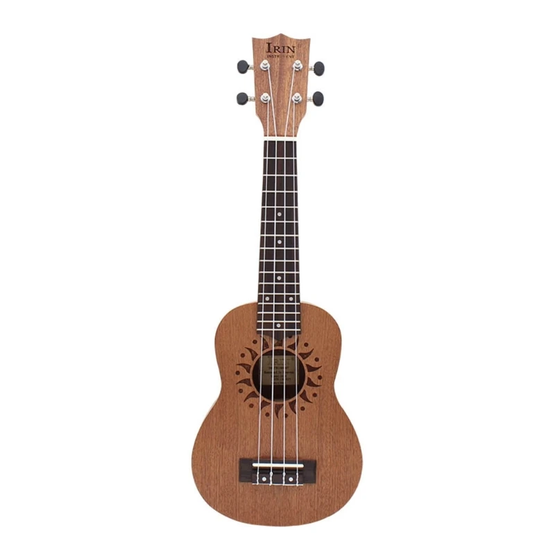 

Portable 21 Inch Ukulele 4 Nylon Strings Kids Small Guitar Colorful Bubble Pattern Acoustic Ukulele for Beginners